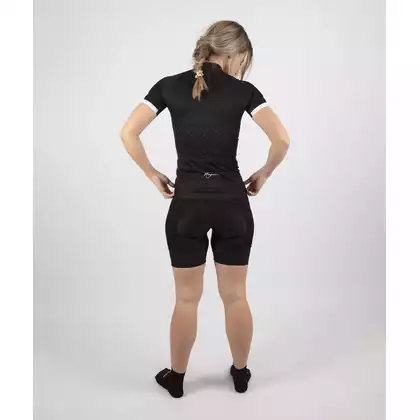 ROGELLI ESSENTIAL pantaloni scurți de ciclism pentru femei, fără bretele, negru 010.255